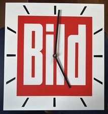Bildzeitung werbung wanduhr gebraucht kaufen  Karlsruhe