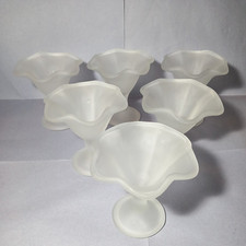 Frosted clear glasses for sale  SLOUGH