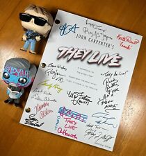 Roteiro They Live assinado - Reimpressões de autógrafo - Roddy Piper - John Carpenter, usado comprar usado  Enviando para Brazil