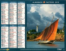 Calendrier almanach ptt d'occasion  Gap