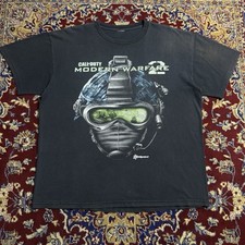 Usado, Camiseta promocional vintage 2000s Call of Duty Modern Warfare 2 MW videogame xbox 360 y2k comprar usado  Enviando para Brazil