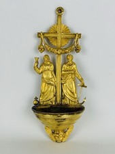 Antica acquasantiera bronzo usato  Sormano
