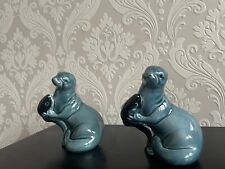Ceramic teal otters for sale  LONDON