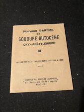 Nouveau bareme soudure d'occasion  Cuxac-Cabardès