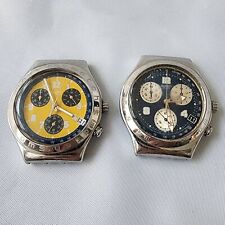 Usado, Swatch Irony cronógrafo 2 relógios aço inoxidável movimento quartzo fabricado na Suíça comprar usado Usado, Swatch Irony cronógrafo 2 relógios aço inoxidável movimento quartzo fabricado na Suíça comprar usado  Enviando para Brazil