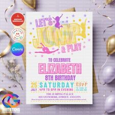 Editable jumping birthday d'occasion  Expédié en Belgium