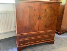 yew tv cabinet for sale  CRAWLEY