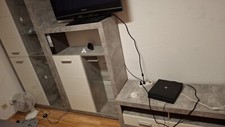 Sofa schwarz glastisch gebraucht kaufen  Idar-Oberstein