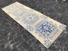 Tapete de corredor turco Oushak Runner vintage 8,46 X 2,78 pés comprar usado  Enviando para Brazil