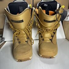 Botas de snowboard Burton Boxer beige tostado talla 10 de EE. UU. para hombre, usado segunda mano  Embacar hacia Argentina