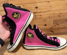 Usado, Sapatos de mergulho Poseidon neoprene náilon tamanho 39, feminino 8 masculino 6 rosa com zíper comprar usado  Enviando para Brazil
