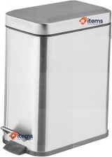 Pedaleira WENKO 22159100 quadrada fosca capacidade: 5 l, aço inoxidável, usado comprar usado  Enviando para Brazil