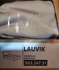 IKEA Lauvik Pokrowiec Łóżko sprężynowe 160x200 jasnobeżowy Pokrowiec zastępczy Łóżko  na sprzedaż  Wysyłka do Poland