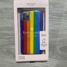 Usado, Nova Capa Kate Spade iPhone 11 Pro Max Espectro Arco-íris Listra Cores comprar usado  Enviando para Brazil
