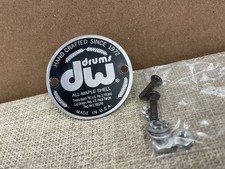 DW Collectors Series 90’s Maple Shell tarola piso tom emblema prata preto comprar usado  Enviando para Brazil