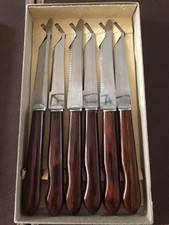 Wooden handle steak for sale  NEWCASTLE UPON TYNE