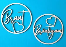Stuhlschilder braut bräutigam gebraucht kaufen  Frankenthal