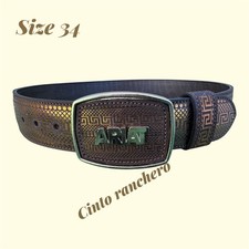 Cinto de Couro Cincelado Corte Laser Cowboy Cinturón Vaquero Cinto Ranchero Tamanho 34, usado comprar usado Cinto de Couro Cincelado Corte Laser Cowboy Cinturón Vaquero Cinto Ranchero Tamanho 34, usado comprar usado  Enviando para Brazil