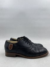 Sapato social Oxford de couro acolchoado preto Chanel W 9,5 comprar usado  Enviando para Brazil