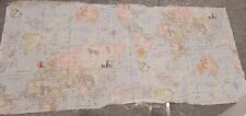 Map fabric crafting for sale  MELKSHAM