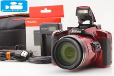 Używany, 🎦WIDEO👀W/ Etui [W IDEALNYM STANIE] Nikon Coolpix P510 16,1MP Aparat cyfrowy czerwony z JAPONII na sprzedaż  Wysyłka do Poland