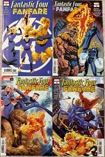 Fantastic Four Fanfare (2025) #1-4 Conjunto Completo Mark Waid ensacado e embarcado, usado comprar usado  Enviando para Brazil