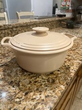 Creme de forno holandês de cerâmica francesa sublime Emile Henry cor. Novo sem caixa, usado comprar usado  Enviando para Brazil