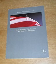 Mercedes colour guide for sale  SOUTHAMPTON