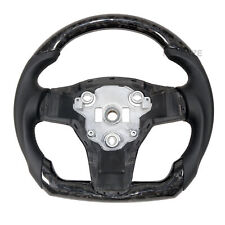 Volante esportivo plano fibra de carbono real Tesla Model 3 Model Y 2016-2020  comprar usado  Enviando para Brazil