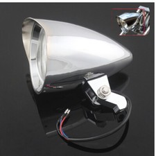 Chrome bullet headlight d'occasion  Expédié en Belgium
