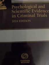 2024 2025 Psychological & Scientific Evidence in Criminal Trials 9798350292237 comprar usado  Enviando para Brazil