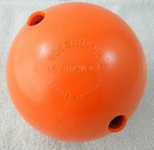 ROSENDAHL 152MM/6" BÓIA DE PESCA, FLUTUADOR, BERGEN NORUEGA, LARANJA, usado comprar usado  Enviando para Brazil