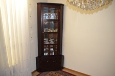 Eckvitrine eckschrank massivho gebraucht kaufen  Herford