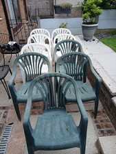 Plastic garden chairs for sale  LITTLEBOROUGH