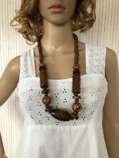 Collier grosses perles d'occasion  Le Péage-de-Roussillon