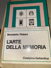 Plebani arte della usato  Roma