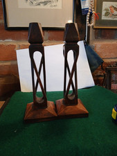 Pair wooden carved for sale  READING