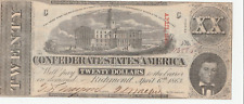 Confederate currency 20 for sale  Helotes