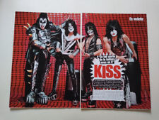 Kiss Gene Simmons Tommy Thayer Eric Singer Paul Stanley clippings France comprar usado  Enviando para Brazil