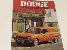 Genuine dodge half for sale  PETERBOROUGH