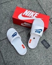  Ciabatte Sandali UOMO Nike Victori One Bianco Blue  na sprzedaż  Wysyłka do Poland