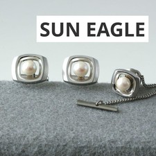 Suneagle button cufflinks for sale  Shipping to United Kingdom