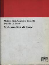 Matematica base. scolastica usato  Italia
