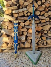 Zelda Master Sword com bainha e pedestal réplica em tamanho real feita por ventilador 110cm comprar usado  Enviando para Brazil