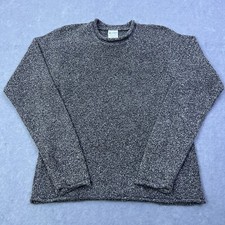 Usado, Suéter feminino Columbia vintage pequeno cinza manga longa textura seixo rolo malha top comprar usado  Enviando para Brazil