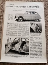 Standard vanguard original for sale  LITTLEBOROUGH
