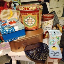 Storage tins empty for sale Storage tins empty for sale  BIGGLESWADE