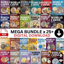 25+ Catálogo Padrão de Moedas do Mundo 1601–2000+ Pacote de Livro/Versão Digital, usado comprar usado  Enviando para Brazil