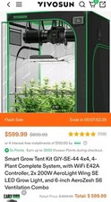 4x4 vivosun grow for sale  Poughkeepsie