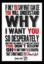 One direction lyrics for sale  MANCHESTER